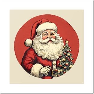 Vintage Santa Posters and Art